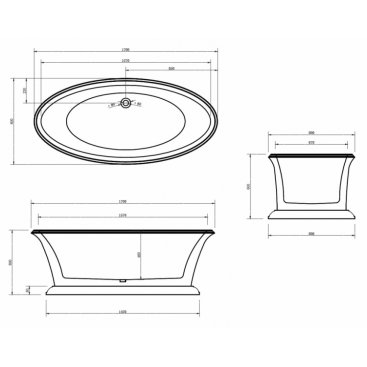 Ванна Abber AB9289