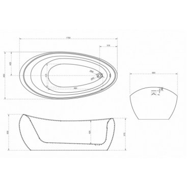 Ванна Abber AB9302