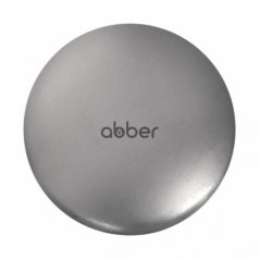 Накладка на слив для раковины Abber Bequem AC0014 серебро матовое