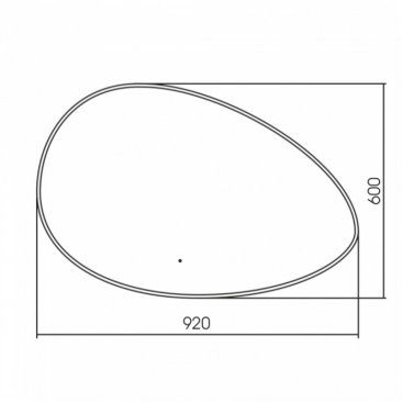 Зеркало Abber Kontur AG6301SC-0.92