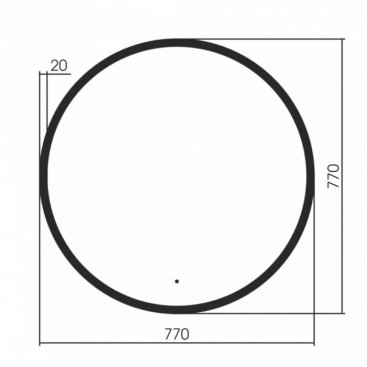 Зеркало Abber Mond AG6204SCG-0.77