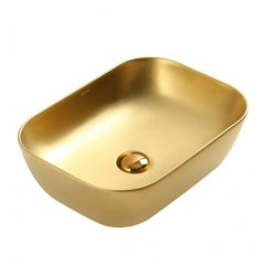 Раковина Abber Rechteck AC2200 золото матовое 46 с...