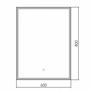 Зеркало Abber See AG6108S-0.6