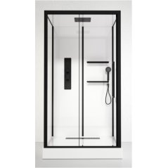 Душевая кабина Acquazzone Viktoria 115SL Black