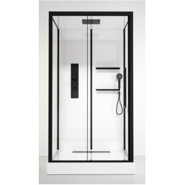 Душевая кабина Acquazzone Viktoria 115SL Black