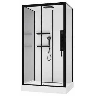 Душевая кабина Acquazzone Viktoria 115SL Black