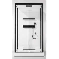 Душевая кабина Acquazzone Viktoria 120SL Black