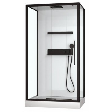 Душевая кабина Acquazzone Viktoria 120SL Black