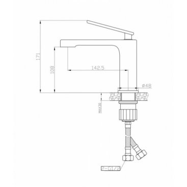 Набор смесителей с душевым гарнитуром Agger Beauty A2631100