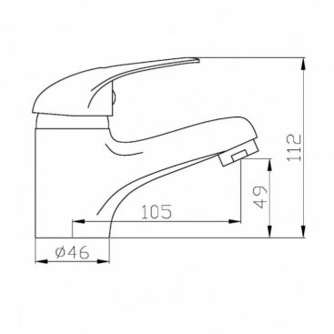 Смеситель для раковины Agger Move A0602100