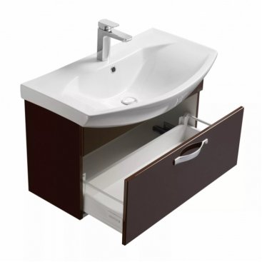 Мебель для ванной Акватон Ария 80 см темно-коричневая