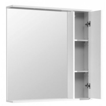 Зеркало со шкафчиком Акватон Стоун 80 см белый