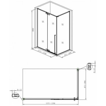 Душевой уголок Allen Brau Fantasy 160x90