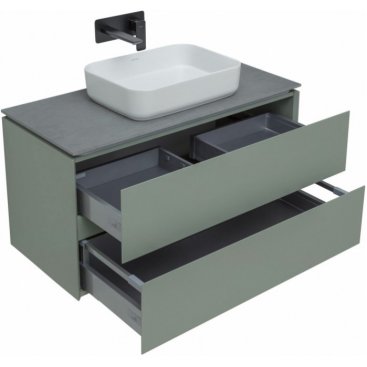 Мебель для ванной Allen Brau Infinity 100 см цементно-серый