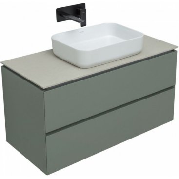 Мебель для ванной Allen Brau Infinity 100 см цементно-серый