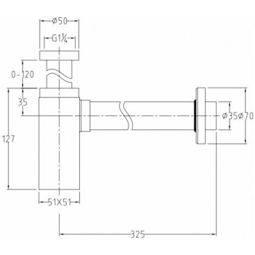 Сифон для раковины Allen Brau Infinity 5.21027-00