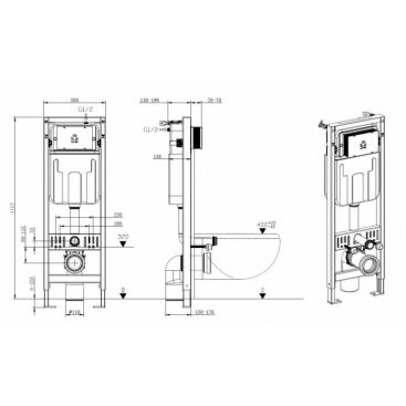 Система инсталляции Allen Brau Pneumatic 9.11102.20