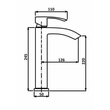 Смеситель для раковины ALMAes Luara TVZ-0904