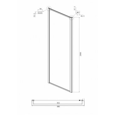 Душевой уголок Ambassador Elysium KX 100x100