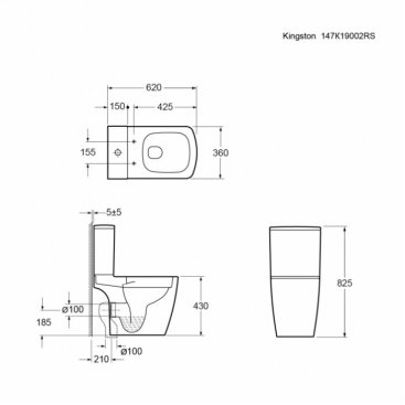 Унитаз Ambassador Kingston 147K19002RS