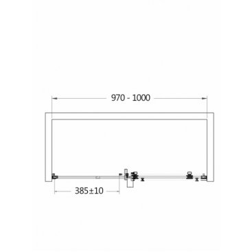 Душевая дверь AQUAme AQM4201F-10