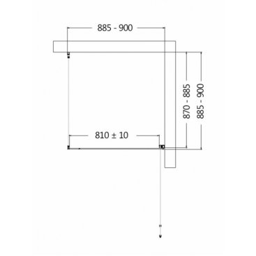 Душевой уголок AQUAme AQM5215-RH-9