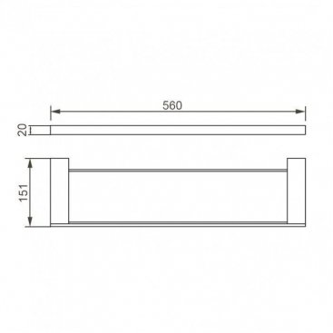Полка Aquanet 5687