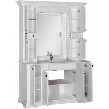 Мебель для ванной Aquanet Кастильо 140 белая