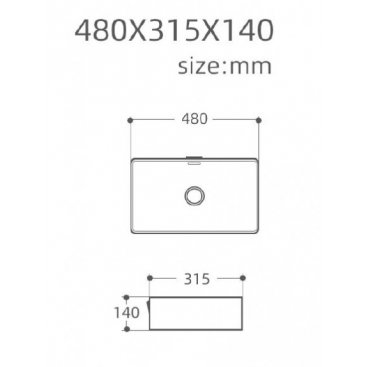 Раковина Aquanet Perfect-2 белая