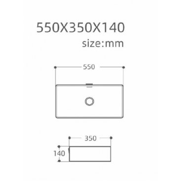 Раковина Aquanet Perfect-3 белая