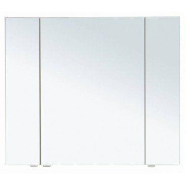 Зеркало-шкаф Aquanet Алвита New 100 дуб веллингтон белый