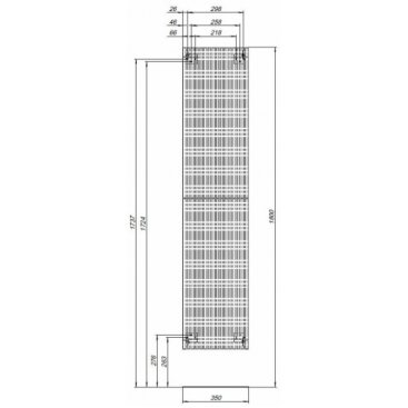 Пенал Aquanet Джейн 35 маренго