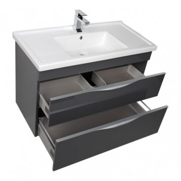 Мебель для ванной Aquanet Эвора 100 серый антрацит