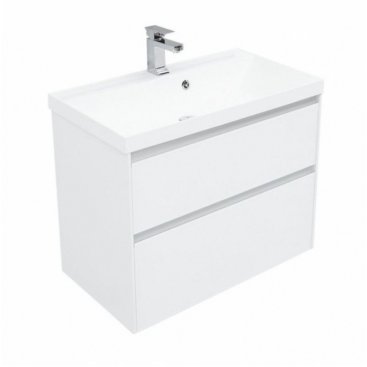 Мебель для ванной Aquanet Гласс 80 белая