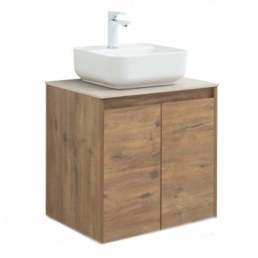 Мебель для ванной со столешницей Aquanet Nova Lite 60 2 дверцы дуб рустикальный