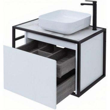 Мебель для ванной Aquanet Nova Lite Loft 75 R белый глянец