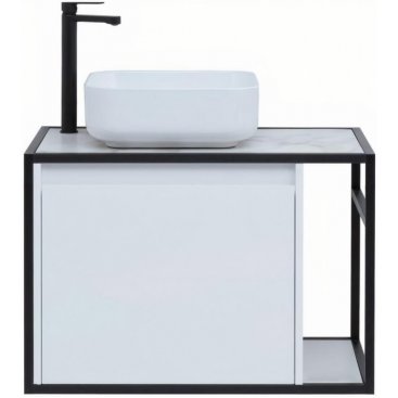 Мебель для ванной Aquanet Nova Lite Loft 75 L белый глянец