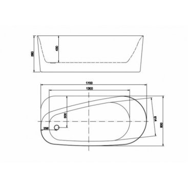 Ванна Aquatek Прима 170x80