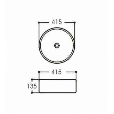 Раковина Aquatek Европа AQ5558-MB