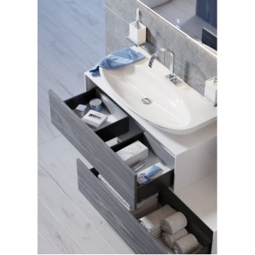 Мебель для ванной Aqwella Genesis 120 белый глянец