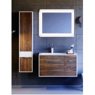 Мебель для ванной Aqwella Malaga 90L крафт темный