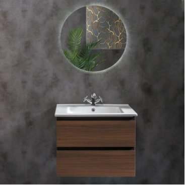 Мебель для ванной Armadi Art Capolda 65 Dark wood