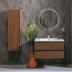 Мебель для ванной Armadi Art Capolda 85 Dark wood