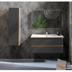 Мебель для ванной Armadi Art Capolda 100 антрацит