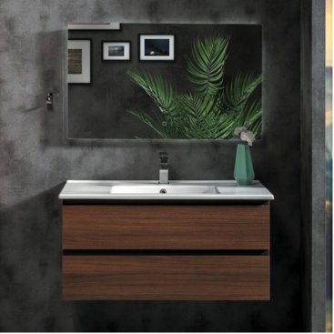 Мебель для ванной Armadi Art Capolda 100 Dark wood