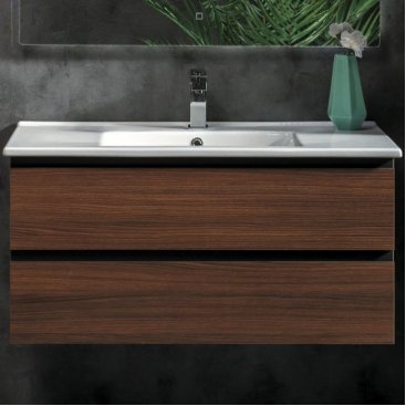 Мебель для ванной Armadi Art Capolda 100 Dark wood