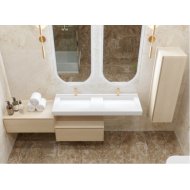Мебель для ванной Armadi Art Flat 80/140 светлое дерево