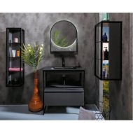 Мебель для ванной Armadi Art Loft 80 антрацит