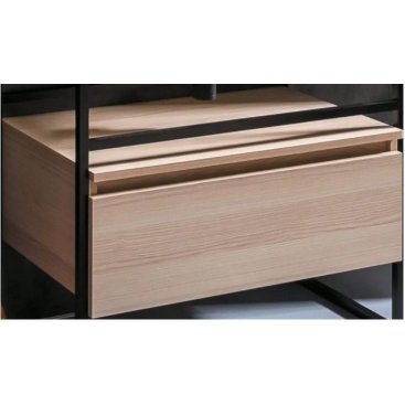 Мебель для ванной Armadi Art Loft 80 Light Wood Black