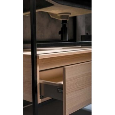 Мебель для ванной Armadi Art Loft 80 Light Wood Black